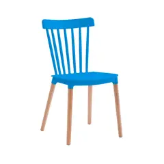 OFIDEAS - Silla De Comedor Diseño Fio Polipropileno Azul