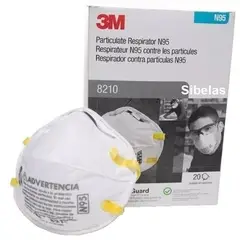 3M - Respirador N95 Caja 20 unidades Mascarilla 8210