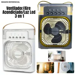 GENERICO - Ventilador Portátil Humidificador Aire Acondicionado 3 en 1