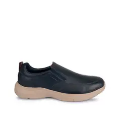 RABBIT - Zapato Mocasín Casual CZZ-002 Azul Calimod Cuero