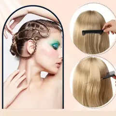 AURELA - Set de 3 Peines Profesionales para hacer peinados