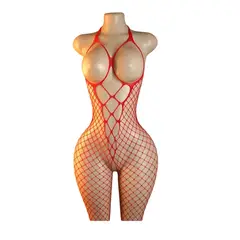 GENERICO - LENCERIA CORPORAL MALLA CATSUIT VESTIDO