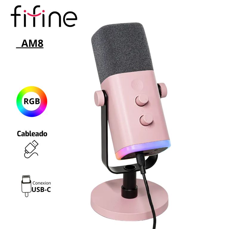 Micrófono AM8 PINK Dinámico - ROSA
