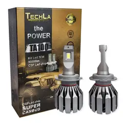 JET - Kit Focos Led TA100 TechLa Original H7 Cambus Auto