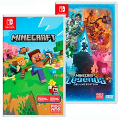 NINTENDO - Minecraft Legends Deluxe Edition & Minecraft Switch