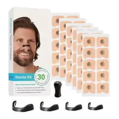GENERICO - Dilatador Nasal Magnético Antirronquidos kit para 30 días
