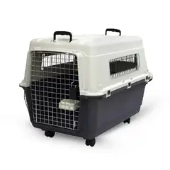 S&T - Kennel Transportador Para Mascota L50 Doble Fijación-Talla S