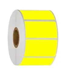 OEM - Rollo 800 Etiqueta Termica Adhesiva Glossy 8x6cm Amarillo