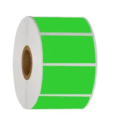 OEM - Rollo 800 Etiqueta Termica Adhesiva Glossy 8x6cm Verde