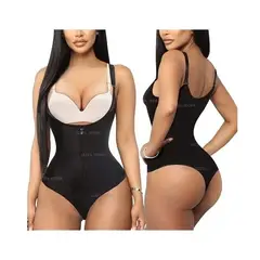 OEM - FAJA BODY MUJER CIERRE POWERNET SEMI HILO MOLDEA COMPRIME OFICINA BODA