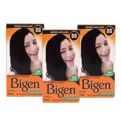 BIGEN - Pack de 3 tintes Negro azulado #88