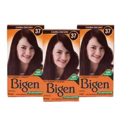 BIGEN - Pack de 3 tintes Caoba oscuro #37