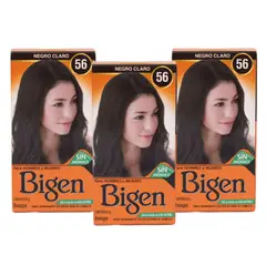 BIGEN - Pack de 3 tintes Negro claro #56