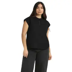LEVIS - Blusa Mujer Jace Manga Corta Negro