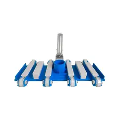 GENERICO - Aspiradora de 8 ruedas de piscina con mango de aluminio Pool System