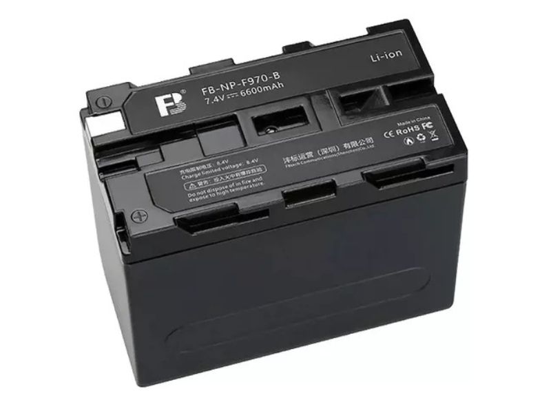 Batería Np F970 - F950 F960 6600mah LUCES LED MONITORES