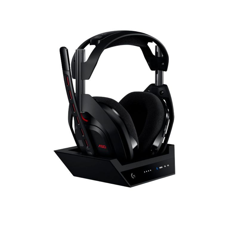 AUDIFONO CON MICROFONO A50 BT INALAMBRICO PS5 PC XBOX BASE NEGRO