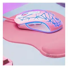 GENERICO - Base Reposamuñecas en Oficina en Rosado Y+Regalo Agendita