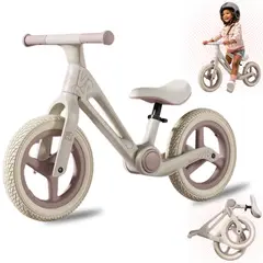 DAUER - Bicicleta De Balance Plegable Para Equilibrio Infantil Rosa