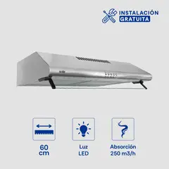 SOLE - Campana Extractora Hera 60cm TURE21CO