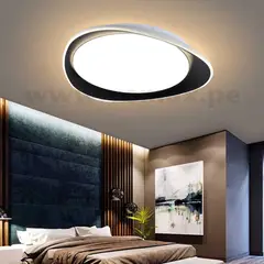 GENERICO - Plafón Amira Black Luz Calida-Neutro-Fria