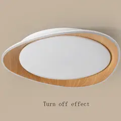 GENERICO - Plafón Amira Light Wood Luz Calida-Neutro-Fria