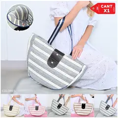 INSPIRA MARKET - Cartera Bolso de Playa con Sombrero