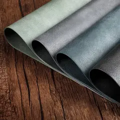 AURELA - NordicMat™: Pack de 4 individuales de cuero estilo nórdico