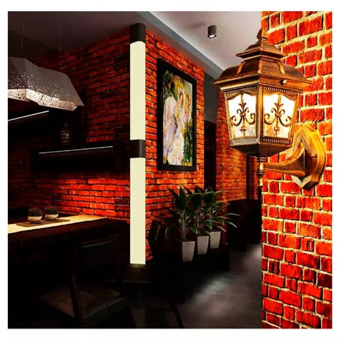 Lámpara de Pared Farol Color Oro Viejo