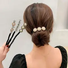 AURELA - Set de 4 Lazos Moldeables para Moños