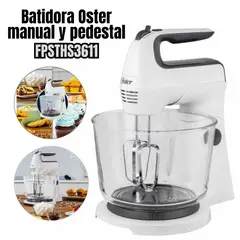 OSTER - Batidora de Mano y Pedestal 250W - FPSTHS3611