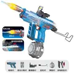 GENERICO - Lanzador de agua eléctrica uzi automática con luces led