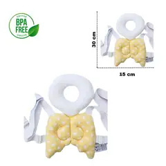 GENERICO - Almohada Protectora para nuca y espalda del bebé Alas de ángel