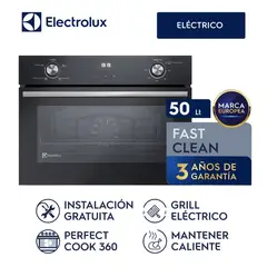 ELECTROLUX - Horno Convección Empotrable Negro Eléctrico 50L OE4EH