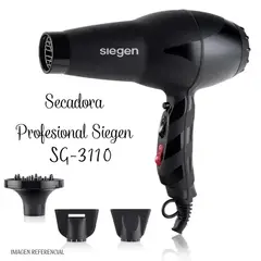 SIEGEN - Secadora De Cabello Black SG 3110