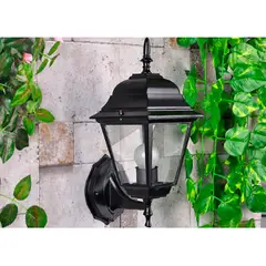 GENERICO - Lámpara de Pared Farol Color Negro