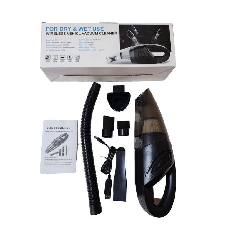 Aspiradora Portátil de mano para Carro Hogar Oficina 120W