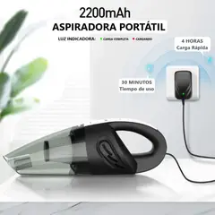 GENERICO - Aspiradora Portátil de mano para Carro Hogar Oficina 120W