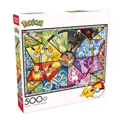 POKEMON - Rompecabeza Vitrales De Evee 500 Piezas