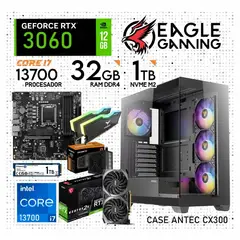 INTEL - PC GAMER CORE I7 13700, GRAFICA RTX 3060 DE 12GB, RAM 32GB DE RAM, SSD 1TB