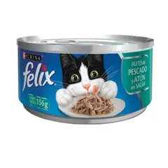 FELIX - FILETE DE PESCADO Y ATUN EN SALSA 156 G