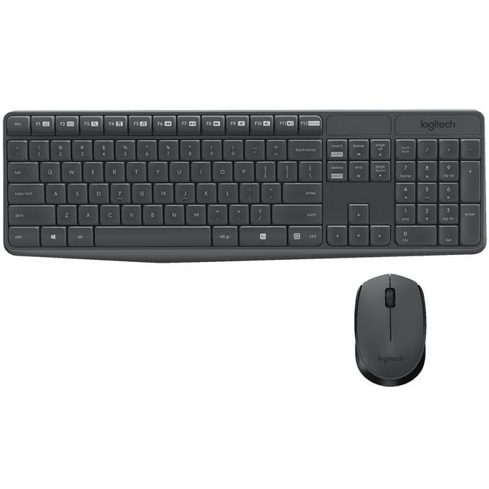 Teclado con Mouse Inalámbrico Mk235