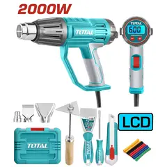 TOTAL TOOLS - PISTOLA DE CALOR DIGITAL CON MALETA 2000W TOTAL-TB200561