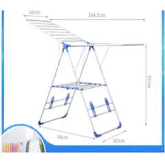 GENERICO - Tendedero de ropa plegable multifuncional
