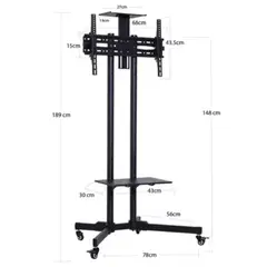 D' KAZA - D'kaza Rack Soporte Pedestal Para Tv 32 - 75 Pulgadas