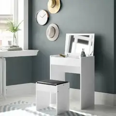 NACION MUEBLES - TOCADOR ELEONOR COLOR BLANCO