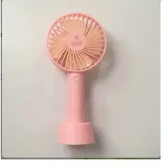 GENERICO - Mini ventilador de mano eléctrico recargable Rosa