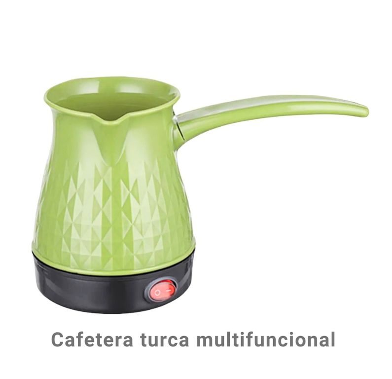 Cafetera jarra turca de acero inoxidable verde
