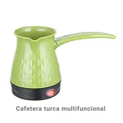 GENERICO - Cafetera jarra turca de acero inoxidable verde