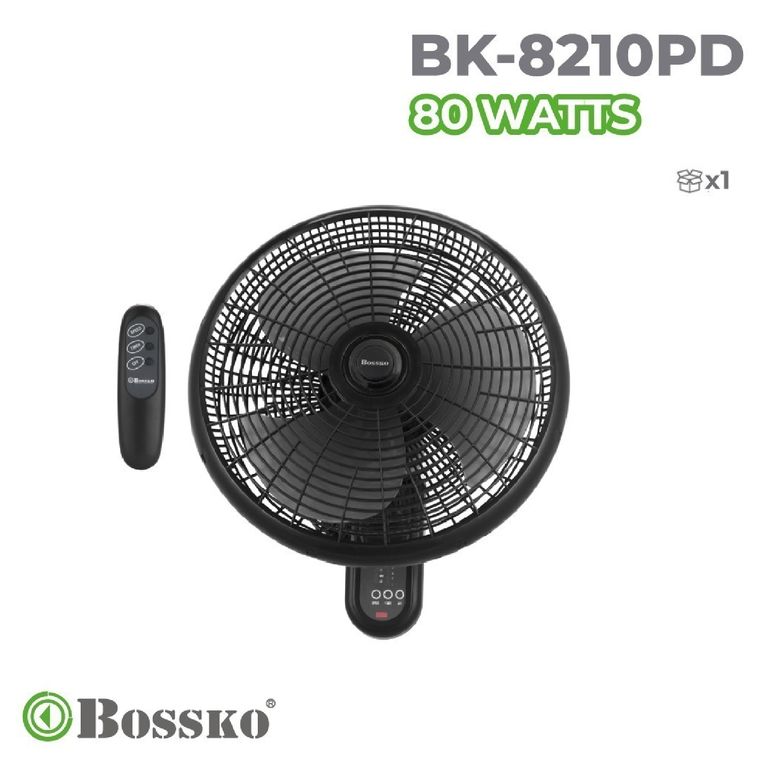 Ventilador De Pared Bossko BK-8210PD Con control